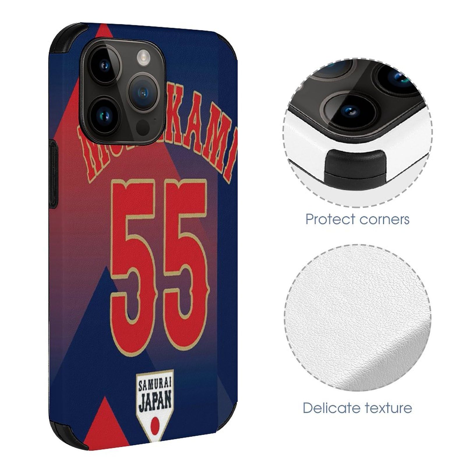 Amazon.co.jp: 侍ジャパン 番號55 村上 宗隆 野球応援 ケース iPhone
